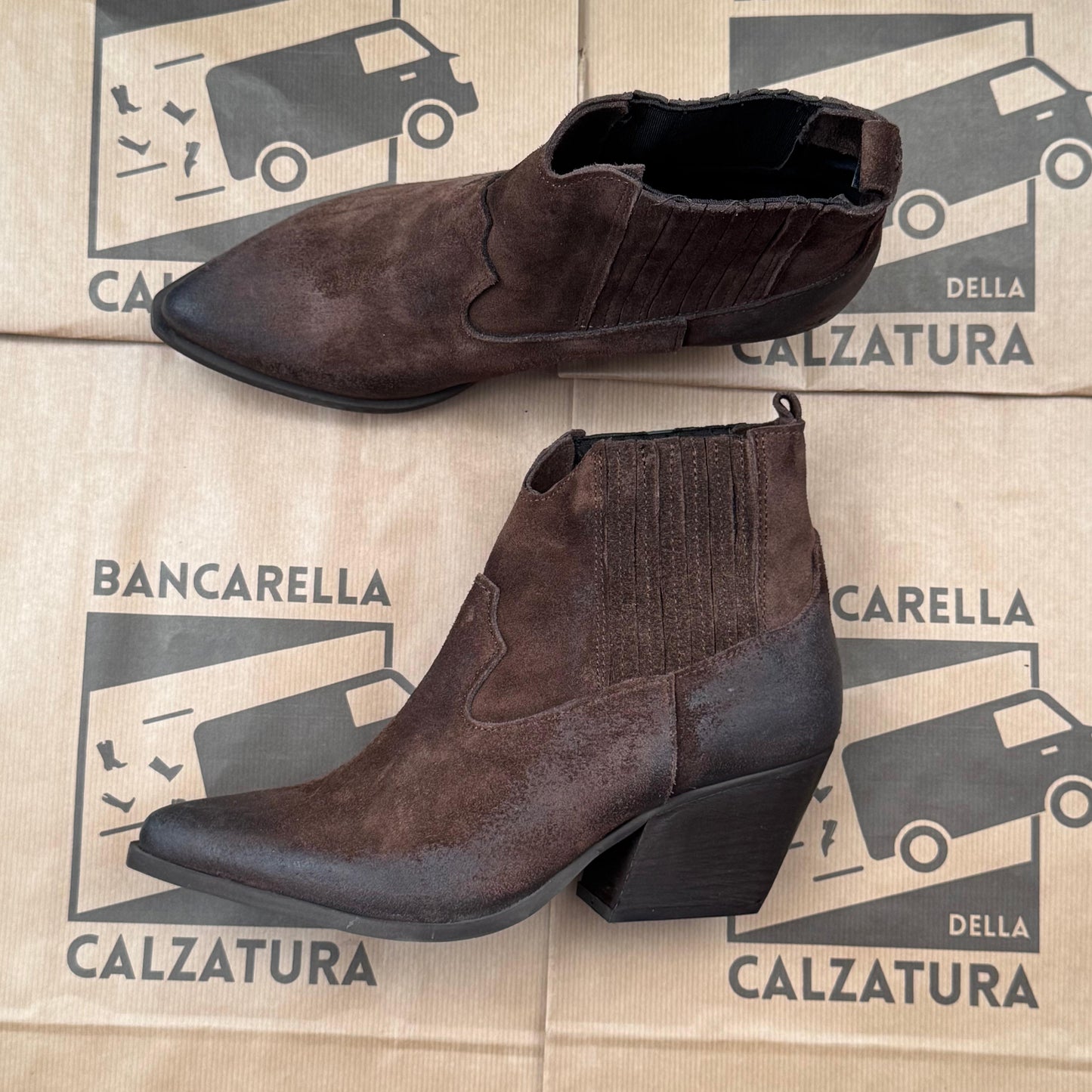 TEXANO BASSO ELASTICO o CUCITURA TACCO 7 CM