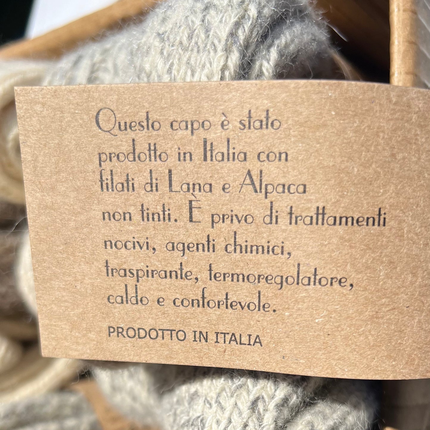 CALZINI IN LANA NATURALE