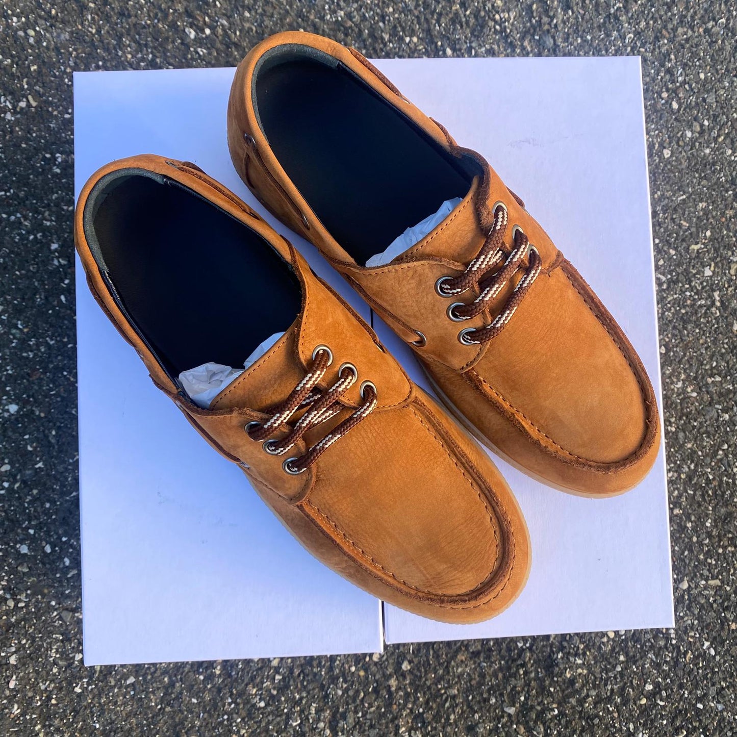 MOCASSINO BARCA CAMOSCIO