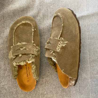 MOCASSINO SABOT // CON PELLICCIA