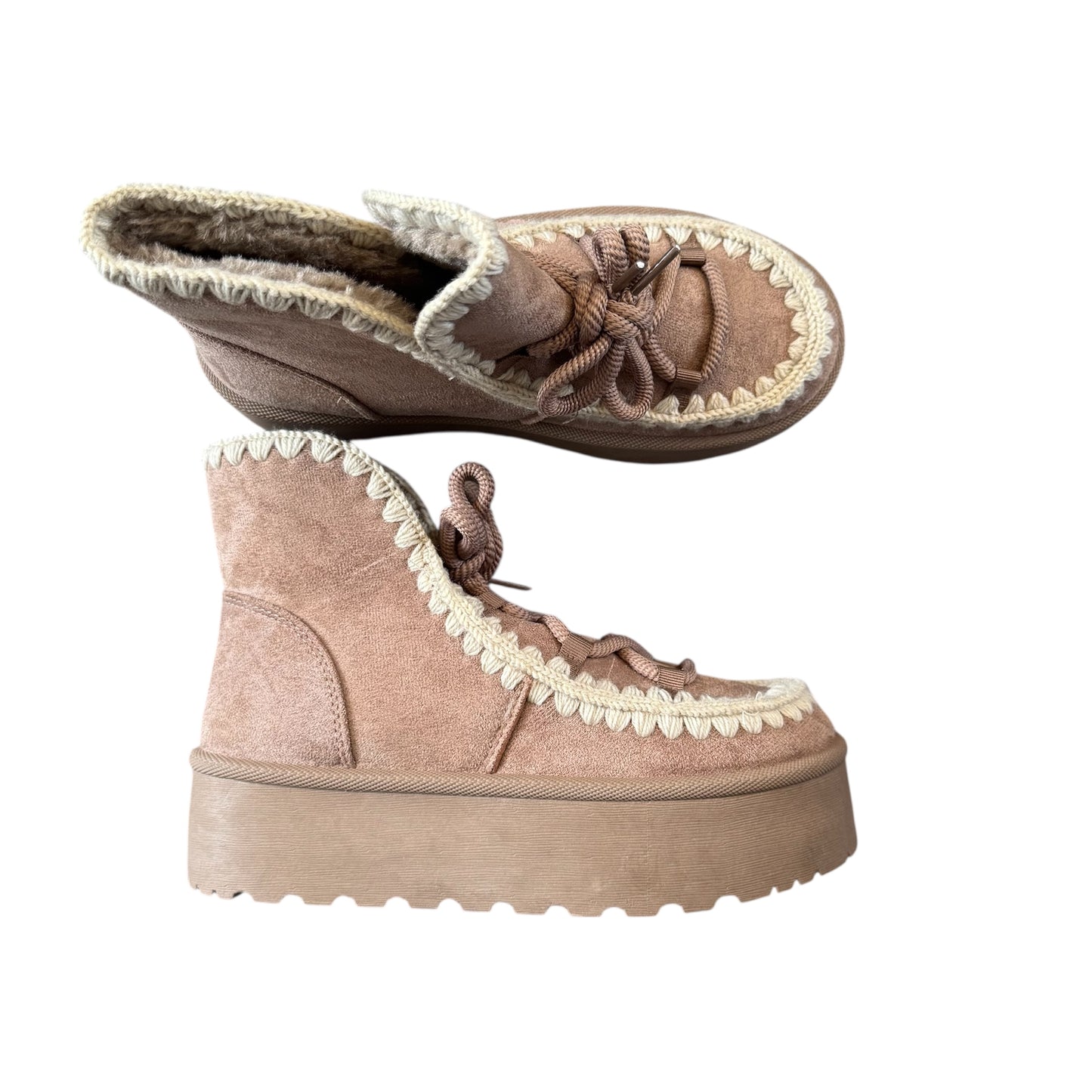 STIVALETTI MUA //  ECO PELLE ALCANTARA