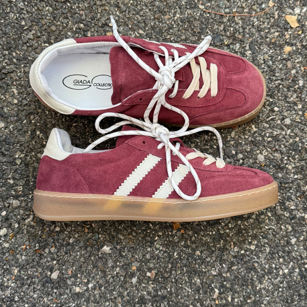 SCARPE TENNIS CAMOSCIO/PELLE