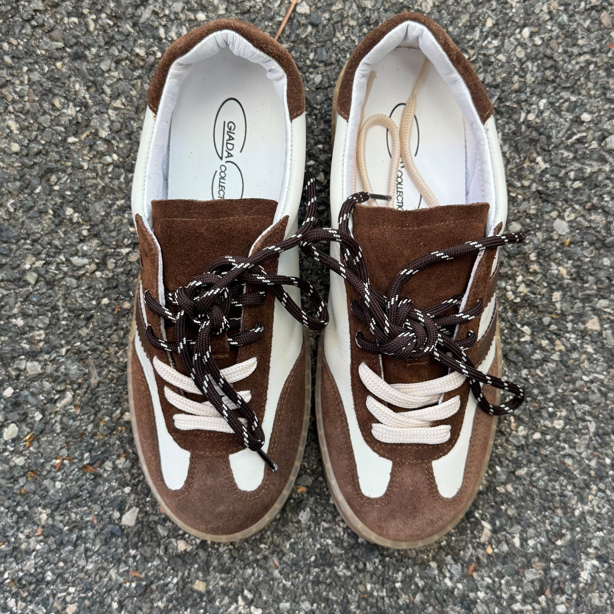 SCARPE TENNIS CAMOSCIO/PELLE