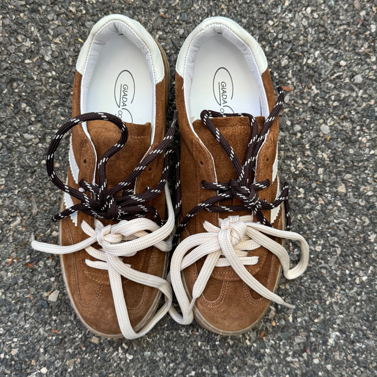 SCARPE TENNIS CAMOSCIO/PELLE