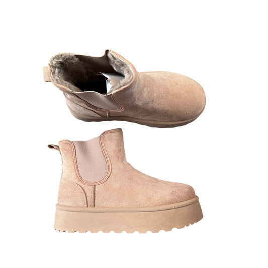 STIVALETTO ELASTICO  // PLATFORM / ECO PELLE