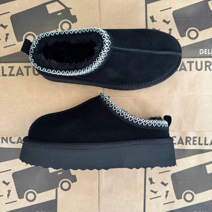 SLIPPERS // PLATFORM IN PELLE