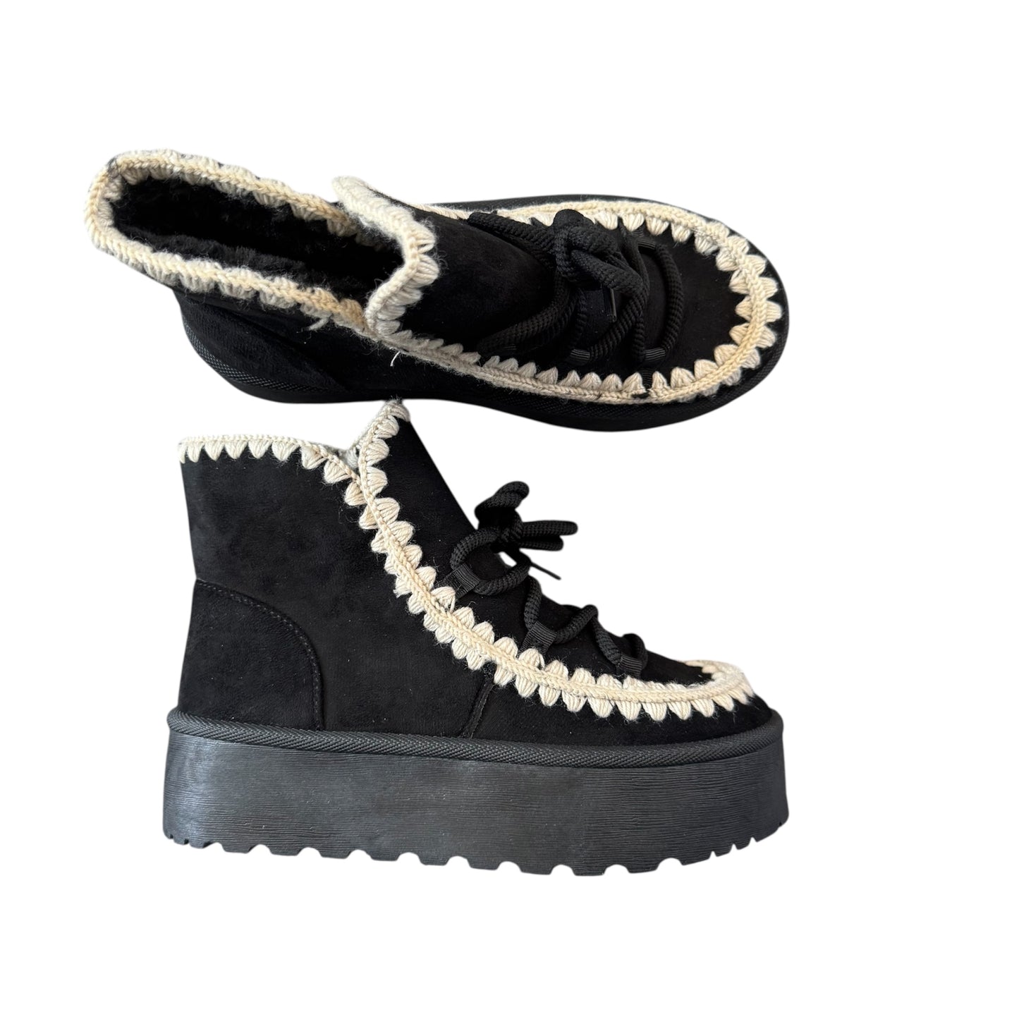 STIVALETTI MUA //  ECO PELLE ALCANTARA