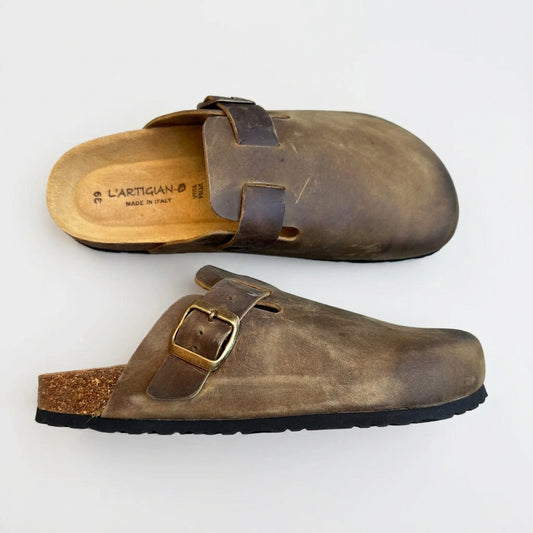 SABOT PELLE PLANTARE MEMORY UOMO