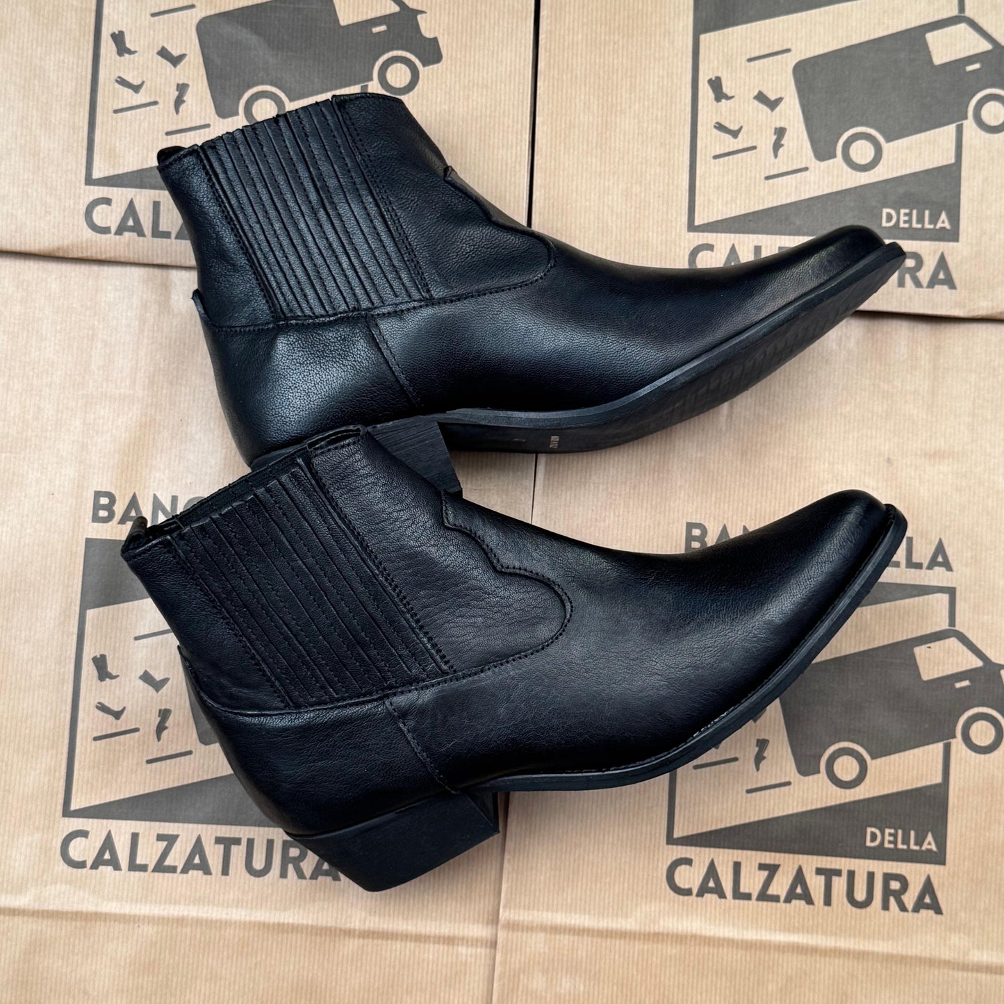 TEXANO BASSO ELASTICO o CUCITURA TACCO 3 o 7 cm