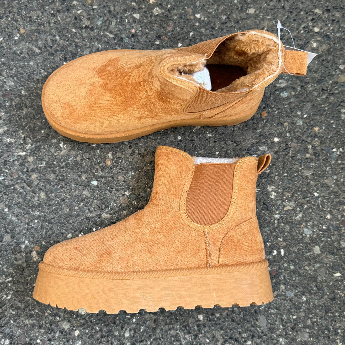 STIVALETTO ELASTICO  // PLATFORM / ECO PELLE
