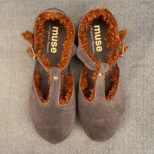 ZOCCOLO BAMBOLINA CAMOSCIO