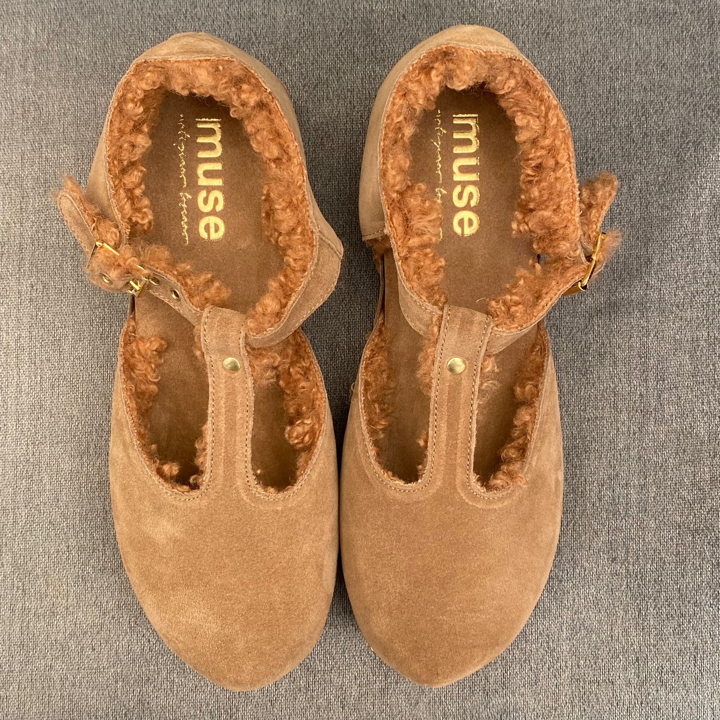 ZOCCOLO BAMBOLINA CAMOSCIO