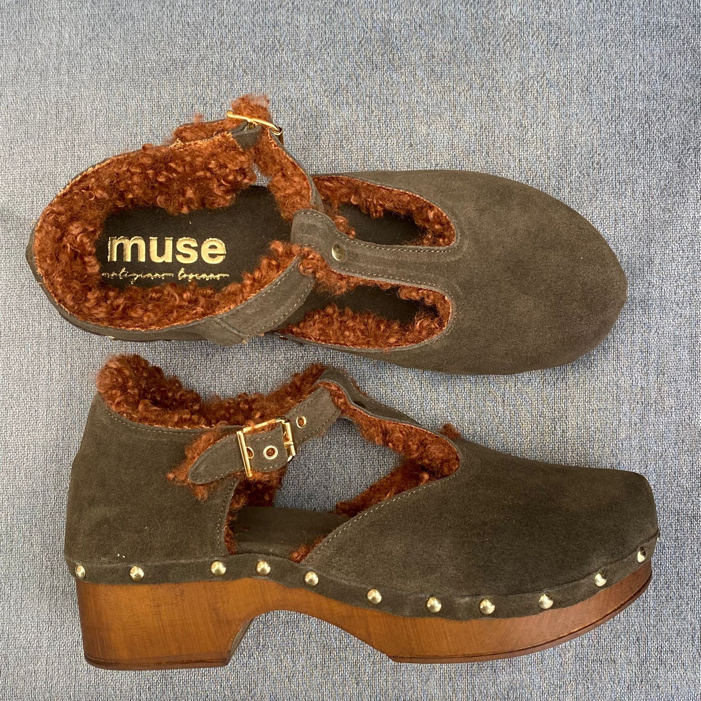 ZOCCOLO BAMBOLINA CAMOSCIO