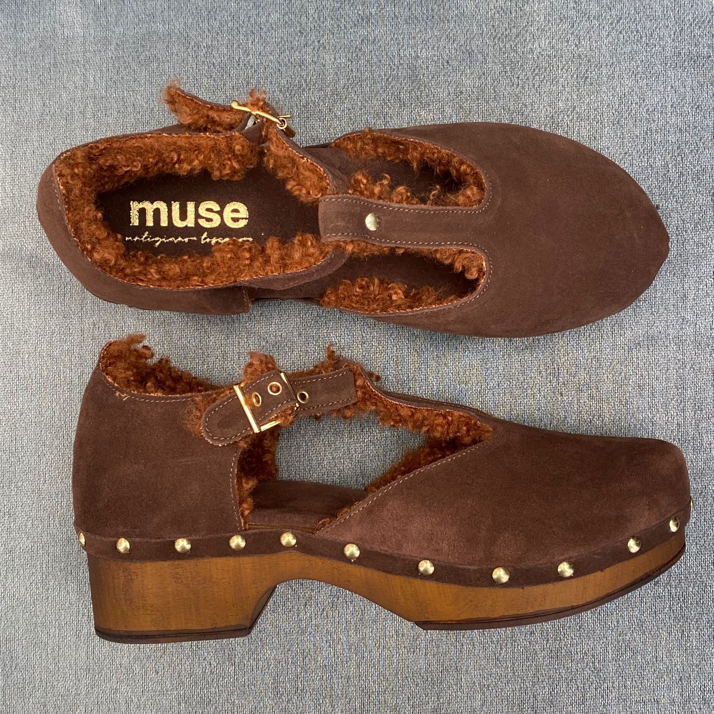 ZOCCOLO BAMBOLINA CAMOSCIO