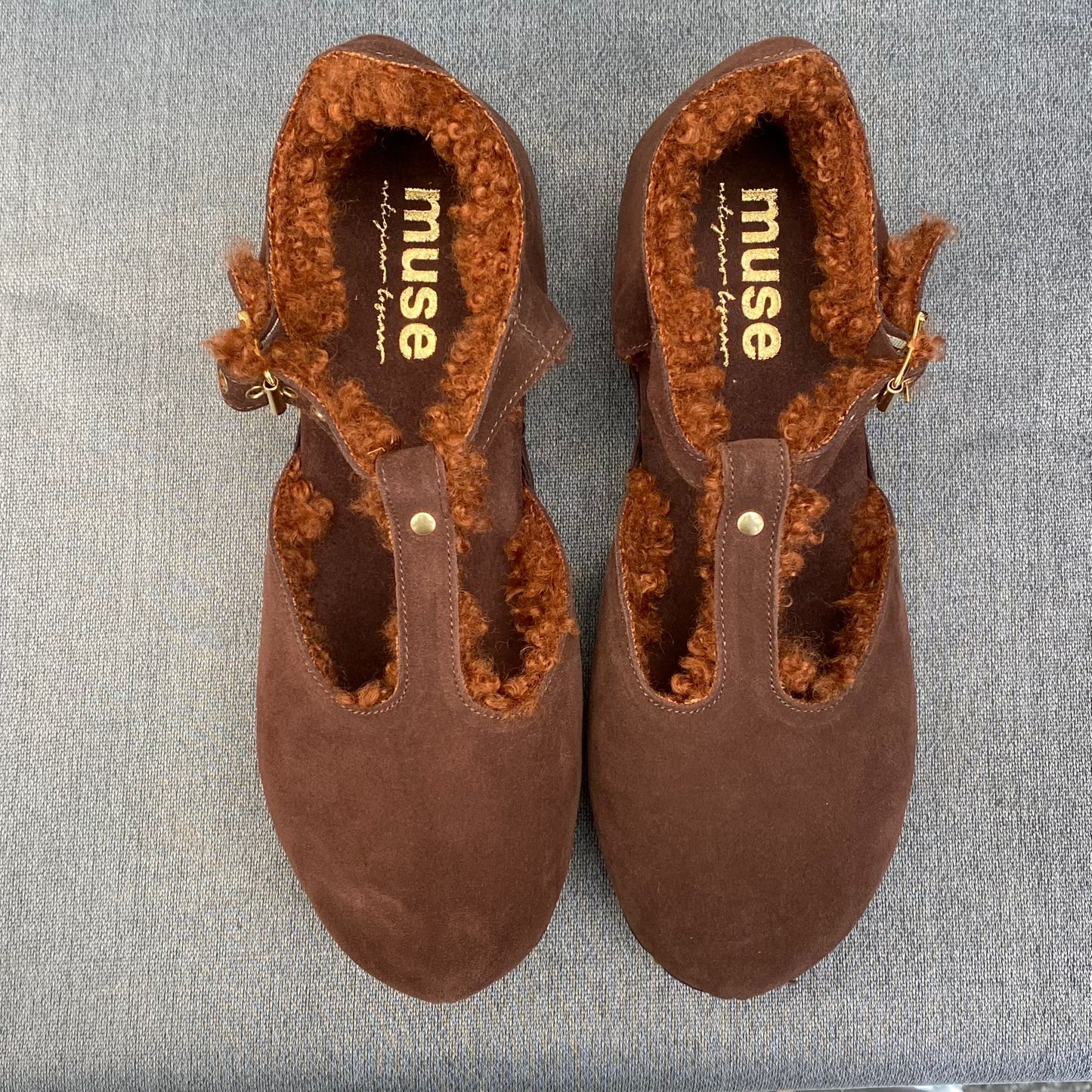 ZOCCOLO BAMBOLINA CAMOSCIO