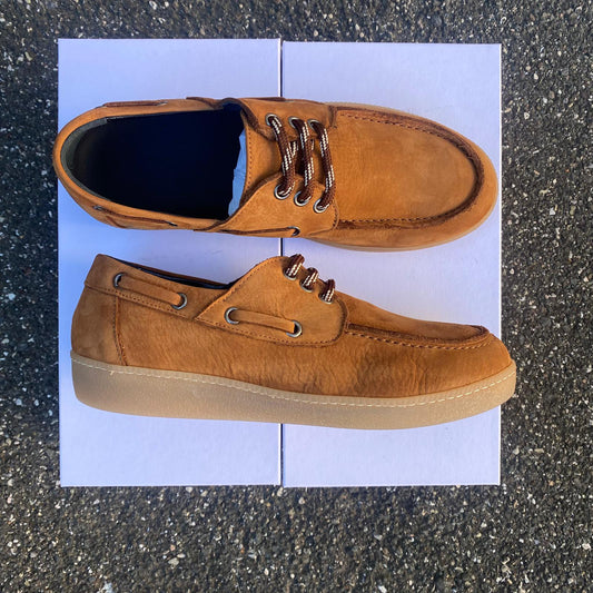 MOCASSINO BARCA CAMOSCIO